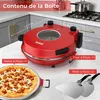 YASHE Four à pizza électrique QL31W, 400 °C, 1200 W, pierre Voir les images du produit 6