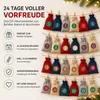 24x Set Adventskalender Säckchen zum Befüllen, Produktbild-Vorschau 6