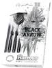 Harrows Darts Black Arrow, zachte punt, zwart, messing, Productafbeelding-voorbeeld 3
