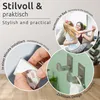 ECENCE 2x Handtuchhaken ohne Bohren selbstklebend gebürstet Produktbild-Vorschau 7