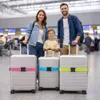 set de 4 sangles à bagages & 4 étiquettes à bagages en Voir les images du produit 4
