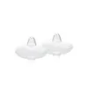 Two white Medela contact nipple shields are shown against a white background. Anteprima dell’immagine prodotto