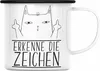Trendation - Erkenne Die Zeichen Katze Mittlerer Finger Produktbild-Vorschau 1