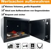 TWOLIIN Elektronický trezor Malý nábytkový trezor Železný Náhled obrázku produktu 7