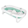 Faltbare Babybadewanne mit digitalem Thermometer und Kissen Produktbild-Vorschau 1