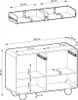 Orion Kommode 108 cm in Kaschmir mit Schubladen, Produktbild-Vorschau 6