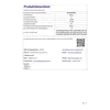 A product data sheet with energy efficiency information and supplier details. Produktbild-Vorschau