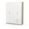 CALICOSY - Armoire 4 portes et 2 tiroirs Ghost - L157,3 cm Voir les images du produit 7