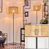 Varoni Stehlampe aus Metall/Wiener Geflecht/Rattan in Produktbild-Vorschau 1
