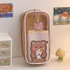 Penál Kawaii, průhledný, velký penál, estetický, velká Náhled obrázku produktu 2