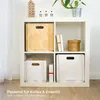 Zusammensteckbare Holzbox 32 cm Weiß Aufbewahrungsbox passend für Kallax und Expedit 4 Stück Produktbild-Vorschau
