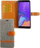 Tasche für Samsung Galaxy A9 2018 Jeans Cover Handy Schutz Produktbild-Vorschau 1