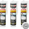 Isolbau Sanitär Silikon 3 x 300 ml Hellgrau - Produktbild-Vorschau 1