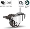 A caster wheel with informational icons and text. Náhled obrázku produktu