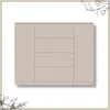 YUMEBLY Kommode mit 2 Türen und 4 Schubladen | 120x97x40 cm Produktbild-Vorschau 3