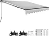 A retractable awning and its mounting hardware are displayed against a white background. Náhled obrázku produktu