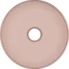 Aufsatzwaschbecken rund - Rosa matt - Keramik - geriffelt - Produktbild-Vorschau 4