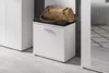 riess-ambiente Moderne Sitzbank JUSTUS 50cm weiß Kunstleder Produktbild-Vorschau 2
