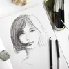 Matita carboncino Mont Marte, set per artisti con 10 Anteprima dell’immagine prodotto 4