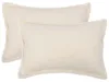 vidaXL Kussenhoezen, 2 stuks, houtlook, crème, 50 x 70 cm, Productafbeelding-voorbeeld 1