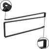 Intirilife 2x Papierrollenhalterung in Schwarz - Z-Form, Produktbild-Vorschau 3