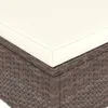 vidaXL Set di 4 sedie e sgabelli da giardino in rattan Anteprima dell’immagine prodotto 11
