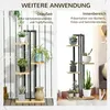 Outsunny 4-patrový stojan na rostliny, nastavitelný 110 cm Náhled obrázku produktu 6
