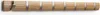 A wall-mounted coat rack with multiple hooks made of wood and metal. Produktbild-Vorschau