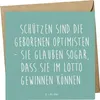 Mr. & Mrs. Panda Glückwunschkarte Schütze Optimist - Produktbild-Vorschau 1