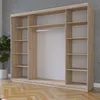 Schwebetürenschrank Kleiderschrank Schrank mit Spiegel Produktbild-Vorschau 2
