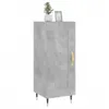 The Living Store Sideboard Betongrau 34,5x34x90 cm Produktbild-Vorschau 3