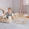 Howa drevená kolíska pre bábiky s odnímateľným košíkom na Náhľad obrázku produktu 7