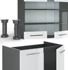 Küchenzeile Vicco Fame-Line Weiß Hochglanz/Anthrazit 235 cm Produktbild-Vorschau 6