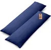 set di 2 copricuscini 100% cotone 40x145 cm blu navy Anteprima dell’immagine prodotto 1
