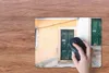 MuchoWow® Mauspad Mousepad Tür - Holz - Grün - Architektur Produktbild-Vorschau 3