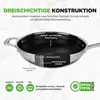Padella wok NutriChef, wok da 30 cm, padella wok per Anteprima dell’immagine prodotto 5