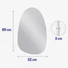 Relaxdays, miroir de salle de bain en forme d'arche, 80x52 Voir les images du produit 4