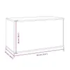 vidaXL Skrzynia do przechowywania szara Sonoma 84x42x46 cm Podgląd zdjęcia produktu 16