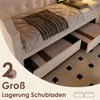 Čalúnená pohovka Merax 90x200 cm s lampičkou na čítanie a 2 Náhľad obrázku produktu 11