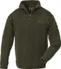 A green knitted sweater with a zipper and a high collar. Produktbild-Vorschau