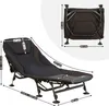 CampFeuer Karpfenliege XXL 207 x 88 x 30-106 cm, Braun, Produktbild-Vorschau 3