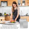 2 Stück Schneidebrett Edelstahl, Titan Chopping Board, Auch Produktbild-Vorschau 4