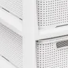 Ratanový kúpeľňový stojan s košíkmi 4 X 7L White Náhľad obrázku produktu 7