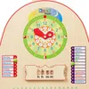 Orologio didattico Howa con calendario, stagioni e meteo in Anteprima dell’immagine prodotto 2