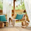 Garden 3 povlak na polštář 45x45 tyrkysová pro zahradu a Náhled obrázku produktu 4