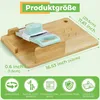 Einhand-Schneidebrett aus Bambus mit Edelstahl-Raspel, Produktbild-Vorschau 6