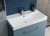 Umywalka Ceramiczna Larga 50 cm, Biała, Antybakteryjna, Podgląd zdjęcia produktu 10