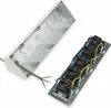 A disassembled white power strip with multiple sockets and internal wiring, shown against a white background. Produktbild-Vorschau