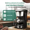 Emerio Koffiezetapparaat met Glazen Kan – 1,25 L Productafbeelding-voorbeeld 3