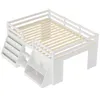 Flieks Kinderbett 140x200cm mit 2 Regal, Etagenbett Produktbild-Vorschau 10